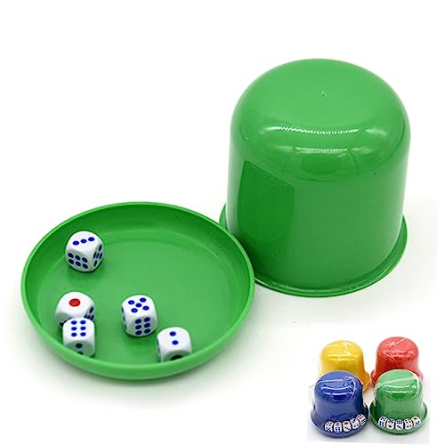 TOYANDONA Würfelbecher plastiktisch plastikenten würfel caakg plasure hochstihl dice Würfelrollenbecher Würfelfach Würfel für ktv Würfel für Riegel von TOYANDONA