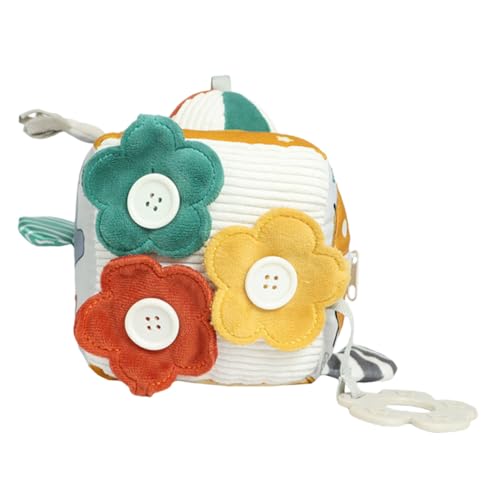 TOYANDONA Würfelspielzeug Babyspielzeug Activity Würfel Weiches Konstruktionsspielzeug Lernspielzeug für Neugeborene und Kleinkinder Unisex Pädagogisch Robust und Waschbar von TOYANDONA