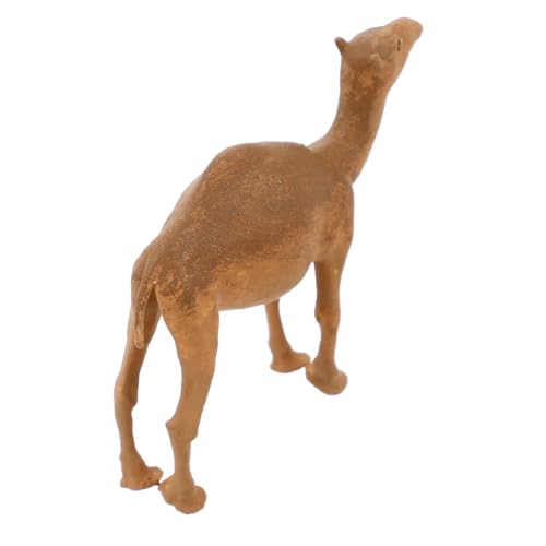 TOYANDONA Miniatur-Kamel-Statue Aus Harz Für Wüstenthemen-Diorama Handgefertigte Tierfigur Kamel-Modell Für Schreibtischdeko Und Sammlerstücke von TOYANDONA