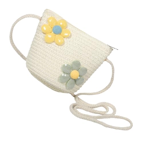 TOYANDONA Wunderschöne Gewebte Umhängetasche für Verspielte Blüten für Sommerferien Praktische Aufbewahrung für Snacks und Leicht und Bequem für Tage TOYANDONA Wunderschöne Gewebte Umhängetasche für Verspielte Blüten für Sommerferien Praktische Aufbewahrung für Snacks und Leicht und Bequem für Tage von TOYANDONA