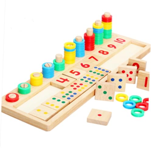 TOYANDONA Handgefertigtes Zählspielzeug Aus Holz Lernen Der Zahlen- Und Formerkennung Für Kinder 75-teiliges Lernspielzeug-Set TOYANDONA Handgefertigtes Zählspielzeug Aus Holz Lernen Der Zahlen- Und Formerkennung Für Kinder 75-teiliges Lernspielzeug-Set von TOYANDONA