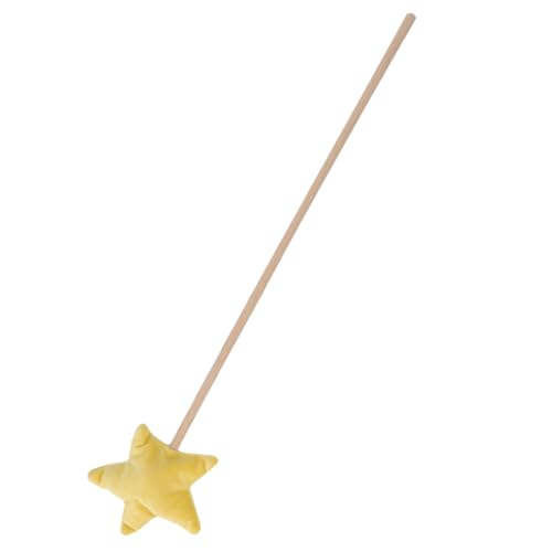 TOYANDONA Zauberstab Requisiten Plüsch Fee Für Fee Für Mädchen Erste Mädchen Haarzubehör Feen Stern Rosa Kindergeburtstag Dekorationen Klein Fee Cosplay Zauberstab Holz von TOYANDONA