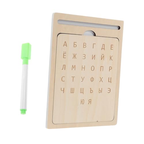 TOYANDONA Früherziehungsspielzeug Russisches Alphabet-tracing-Board Kleinkind-schreibübungsbrett Für Vorschulaktivitäten TOYANDONA Früherziehungsspielzeug Russisches Alphabet-tracing-Board Kleinkind-schreibübungsbrett Für Vorschulaktivitäten von TOYANDONA