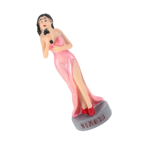 TOYANDONA Zeichenverzierung Lebensechte Figuren Desktop-Statue Schreibtischfiguren Handwerkliche Statue Ästhetik des Regaldekors Zusammenfassung Sänger Alte Figuren Modellfigur Rosa Harz TOYANDONA Zeichenverzierung Lebensechte Figuren Desktop-Statue Schreibtischfiguren Handwerkliche Statue Ästhetik des Regaldekors Zusammenfassung Sänger Alte Figuren Modellfigur Rosa Harz von TOYANDONA