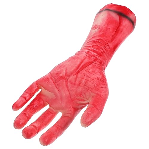 TOYANDONA Zombie Körper gefälschte Hände gefälschte menschliche armhände Halloween-Requisiten im Freien Halloween Hand Halloween Party falsche gefälschte hände für Halloween Plastik von TOYANDONA
