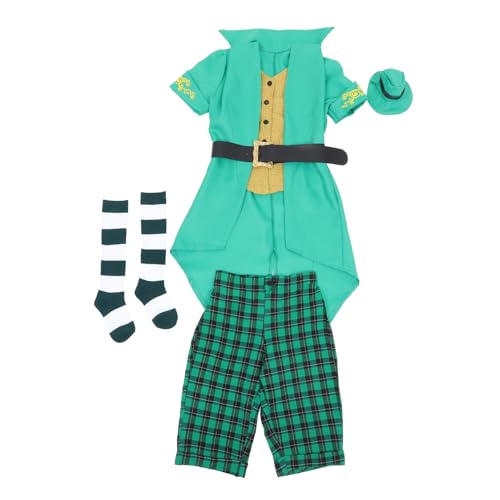 TOYANDONA Ausgefallenes Outfit für Jungen und Mädchen Halloween-kostüme Grüner Hut Hose Anzug-Set TOYANDONA Ausgefallenes Outfit für Jungen und Mädchen Halloween-kostüme Grüner Hut Hose Anzug-Set von TOYANDONA