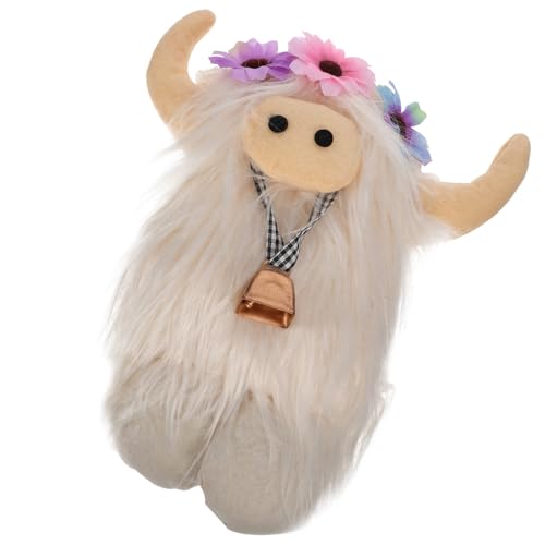 TOYANDONA Dekorative Plüschkuh Weiches Kuscheltier Für Hochlandrind Plüschfigur Als Spielzeug Und Dekoration Für Farmliebhaber Verschönerung des Zimmers TOYANDONA Dekorative Plüschkuh Weiches Kuscheltier Für Hochlandrind Plüschfigur Als Spielzeug Und Dekoration Für Farmliebhaber Verschönerung des Zimmers von TOYANDONA