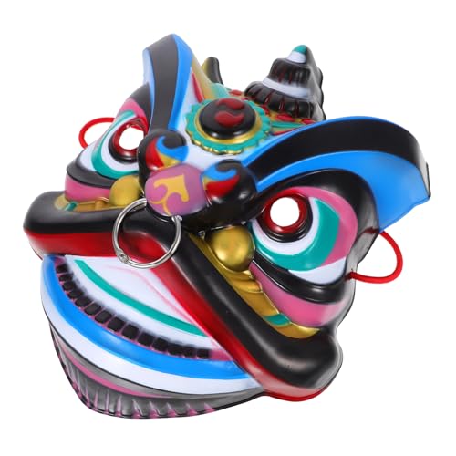 TOYANDONA halloween masken halloweenmaske Theateraufführung masken für halloween Maskiert Halloween-Requisite Maskerade-Maske-Paar Löwenmaskendekoration Halloween-Cosplay-Stütze Plastik Blue von TOYANDONA
