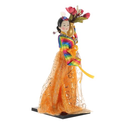 TOYANDONA handgefertigte Puppe Toys kucheltier passenge Sammlerpuppe Figur wertvoll Puppenzubehör sammelbare koreanische Hanbok-Puppe koreanische Hanbok-Puppe zum Sammeln Yellow TOYANDONA handgefertigte Puppe Toys kucheltier passenge Sammlerpuppe Figur wertvoll Puppenzubehör sammelbare koreanische Hanbok-Puppe koreanische Hanbok-Puppe zum Sammeln Yellow von TOYANDONA