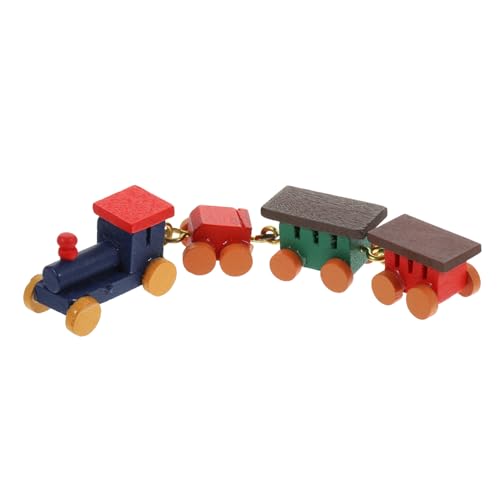 TOYANDONA Kreatives Zugdekor Miniatur-eisenbahnset Aus Holz Perfekt Für Puppenhäuser Und Kreative Spielsets TOYANDONA Kreatives Zugdekor Miniatur-eisenbahnset Aus Holz Perfekt Für Puppenhäuser Und Kreative Spielsets von TOYANDONA