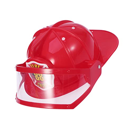 TOYANDONA kreatives Kinderspielzeug Feuerhut- Feuerwehrhelm sensorisches Feuerwehrauto Kinderhelm Spielzelt Konstruktionsspielzeug Schutzhelm rot TOYANDONA kreatives Kinderspielzeug Feuerhut- Feuerwehrhelm sensorisches Feuerwehrauto Kinderhelm Spielzelt Konstruktionsspielzeug Schutzhelm rot von TOYANDONA