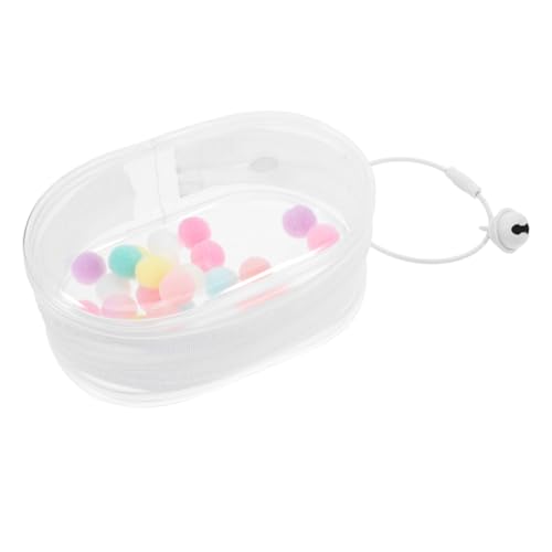 TOYANDONA -lauftasche Taschendisplay Packtasche Für Mädchen Kleine Puppenaufbewahrungstasche Schlüsselanhänger-Beutel Klarsichtbeutel Für Figuren Mini-figurentaschen PVC Transparent TOYANDONA -lauftasche Taschendisplay Packtasche Für Mädchen Kleine Puppenaufbewahrungstasche Schlüsselanhänger-Beutel Klarsichtbeutel Für Figuren Mini-figurentaschen PVC Transparent von TOYANDONA