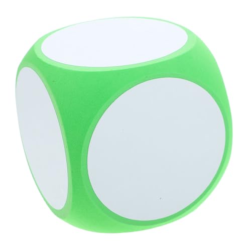 TOYANDONA löschbare Würfel lustige Spiele witzige Spiele настольные игры Spiele lustig barzubehör Jumbo Würfel Brettspiele Würfelfach weiße Würfel Spiel-Requisiten Eva-Spielwürfel Green von TOYANDONA