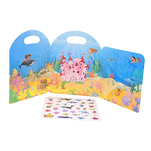 TOYANDONA ruhiges kinderbuch stickerheft stickerbücher für Fantasievolles Kleinkindspielzeug pädagogisches Spielzeugbuch Aufkleberbuch für die frühe Bildung Gelee-Aufkleber TOYANDONA ruhiges kinderbuch stickerheft stickerbücher für Fantasievolles Kleinkindspielzeug pädagogisches Spielzeugbuch Aufkleberbuch für die frühe Bildung Gelee-Aufkleber von TOYANDONA