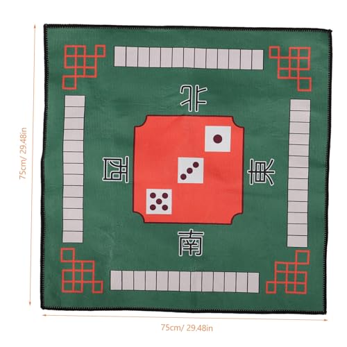 TOYANDONA rutschfeste Geräuschdämpfende Mahjong Tischmatte Dicke Spieltischdecke für Poker Paigow und Brettspiele Klassische Chinesische Muster für Zuhause und Spielzimmer von TOYANDONA