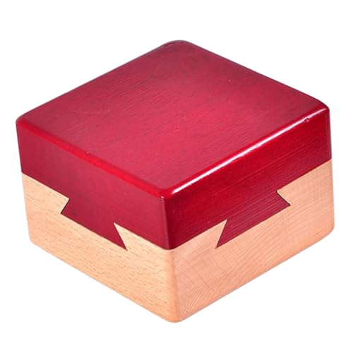 TOYANDONA Kidcraft-Spielset Puzzle aus Holz Puzzle-Boxen Spielzeug Spielset aus Holz Lu-Ban-Puzzle-Ball iq-Puzzle klassisch Geschenkbox magische Box Kind verborgenes Geheimnis Hölzern von TOYANDONA