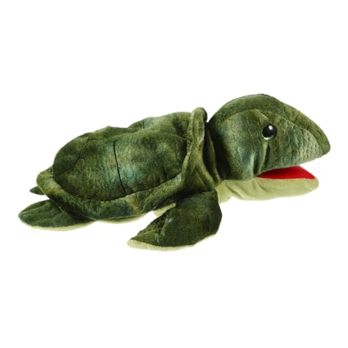 TOYANDONA süßer Plüsch für kinderspielzeug Tierhandpuppe Toys Kid Toys kleine Handpuppe Tiere Plüschschildkrötenspielzeug PP Baumwolle Green von TOYANDONA