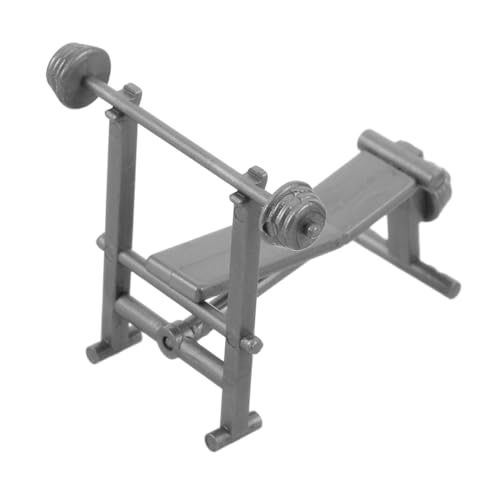 Zubehör Realistische DIY Puppenhaus Gym Geräte mit Hantelbank und Langhantel für Kreative Dekoration Langlebige Handgefertigte Möbel Zubehör Realistische DIY Puppenhaus Gym Geräte mit Hantelbank und Langhantel für Kreative Dekoration Langlebige Handgefertigte Möbel von TOYANDONA