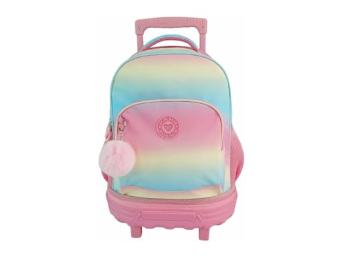 TOYBAGS Blin Blin Blin Gradient Pink Rucksack, anpassbar an Trolley, 30 x 30 x 20 cm von TOYBAGS