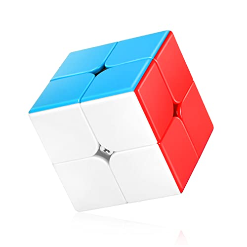 TOYESS Zauberwürfel 2x2 Speedcube Original, Speed Cube Magic Würfel Kinder und Erwachsene, Stickerless von TOYESS