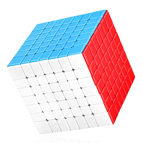 TOYESS Zauberwürfel 7x7 Speedcube Original, Speed Cube Magic Würfel Kinder und Erwachsene, Stickerless von TOYESS