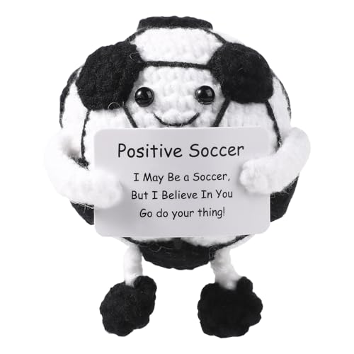 TOYMIS Gehäkelter Fußball, Gestrickter Fußball Positive Geschenke Fußball zur Emotionalen Unterstützung Emotionales Unterstützungsgeschenk für Freunde und Familie TOYMIS Gehäkelter Fußball, Gestrickter Fußball Positive Geschenke Fußball zur Emotionalen Unterstützung Emotionales Unterstützungsgeschenk für Freunde und Familie von TOYMIS