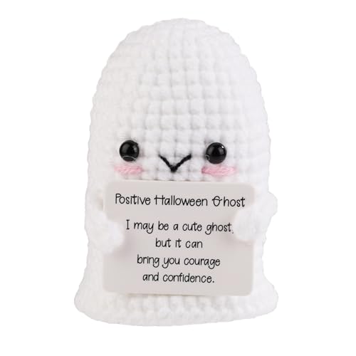 TOYMIS Geist Spielzeug, Weißer Positiver Emotionaler Häkelgeist Süße Mini-Geisterdekoration Lustige Gestrickte Positive Puppe für Wohnzimmer Schlafzimmer Büro Autodekoration TOYMIS Geist Spielzeug, Weißer Positiver Emotionaler Häkelgeist Süße Mini-Geisterdekoration Lustige Gestrickte Positive Puppe für Wohnzimmer Schlafzimmer Büro Autodekoration von TOYMIS