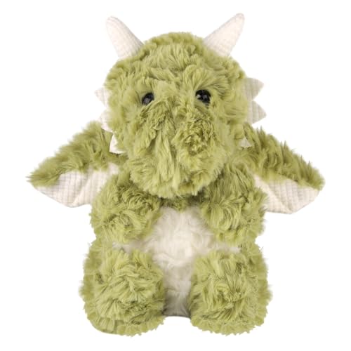 TOYMIS Süßes Baby Drachen Spielzeug, 21cm Kleiner Drache Plüschtier Weiches Drachen Spielzeug mit Flügeln Fliegende Drachen Puppe Ausgestopftes Drachenkissen für Erwachsene Kinder(Grün) von TOYMIS