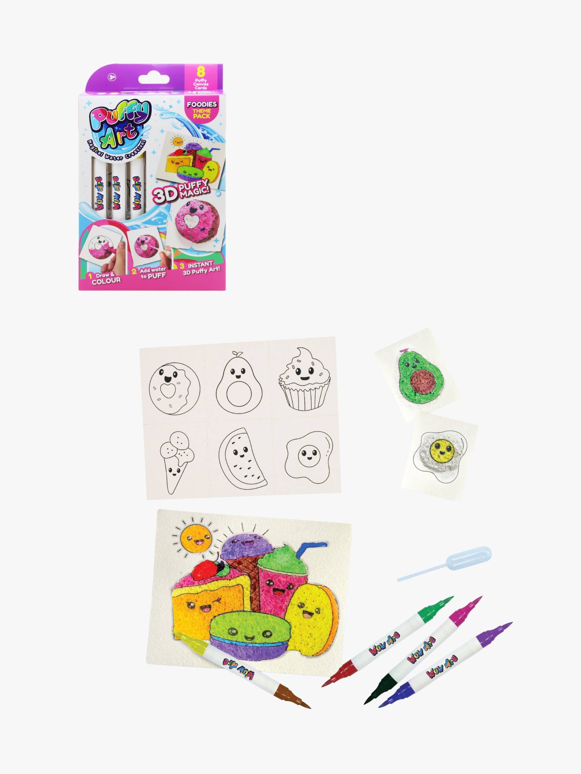 Puffy Art Bastelset Foodie von TOYMONSTER
