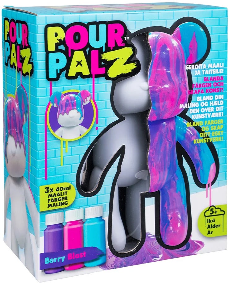TOYMONSTER POUR PALZ DIY-Set Male Deinen eigenen Bären, Berry Blast von TOYMONSTER