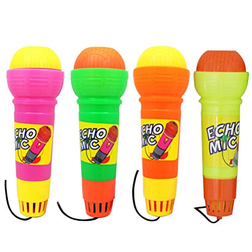 TOYMYTOY 4 stücke Echo Kinder Mikrofon, Handmikrofon Spielzeug Singen Geschenke für Kindergeburtstag(alternative Farbe) von TOYMYTOY