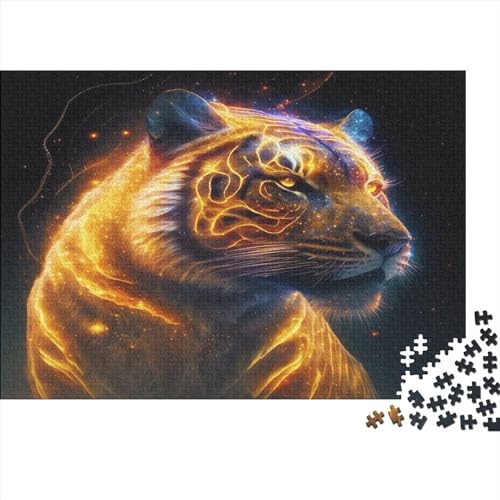 Tigers Erwachsenenpuzzle, Geschicklichkeitsspiel Animals Spielepuzzles Für Die Ganze Familie, Ideal Als Wandbild Puzzles 500pcs (52x38cm) von TOYOCC