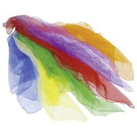 TOYSPURE 15382 Jongliertücher 68 x 68 cm, 6-farbig sortiert, 1 Set mit 6 Tüchern TOYSPURE 15382 Jongliertücher 68 x 68 cm, 6-farbig sortiert, 1 Set mit 6 Tüchern von TOYS PURE