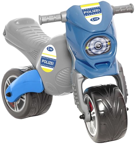 Dohany Rutscher Motorrad Fahrzeug Cross 8 Polizei Kinder Laufrad Lauflernrad von Dohany