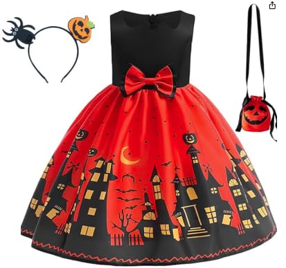 TOYTOPIE Halloween Kostüme für Mädchen (120) von TOYTOPIE