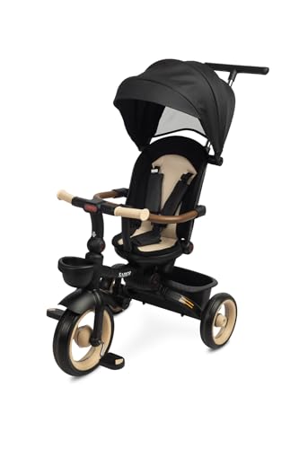 TOYZ - 3-Rad-Fahrrad Kinder Saber - Kleinkind-Fahrrad für Jungen und Mädchen - Kleinkind-Dreirad mit Eltern-Schiebegriff - Trike mit Rückenlehne & Sicherheitsgurt - 51x104x101cm - Beige TOYZ - 3-Rad-Fahrrad Kinder Saber - Kleinkind-Fahrrad für Jungen und Mädchen - Kleinkind-Dreirad mit Eltern-Schiebegriff - Trike mit Rückenlehne & Sicherheitsgurt - 51x104x101cm - Beige von TOYZ by CARETERO