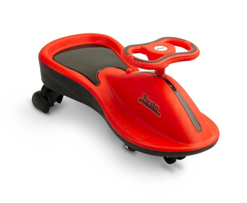 TOYZ - Kinder Autoscooter - Bumper Car Fiesta mit Lichter - Motorische Entwicklung - Baby's Gleichgewicht - Angepasster Sitz - Rückwärts- und Vorwärtsfahrt - ab 3 Jahren - 83×36×38 cm - Rot von TOYZ by CARETERO