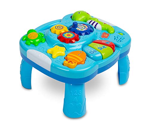 TOYZ by CARETERO Interaktiver Baby-Aktivitäts-Tisch Toyz Falla - Musikalisches Spiel, abnehmbare Beine & vielseitige Befestigungsmöglichkeiten - Stabil - Für 18+ Monate - Blau TOYZ by CARETERO Interaktiver Baby-Aktivitäts-Tisch Toyz Falla - Musikalisches Spiel, abnehmbare Beine & vielseitige Befestigungsmöglichkeiten - Stabil - Für 18+ Monate - Blau von TOYZ by CARETERO