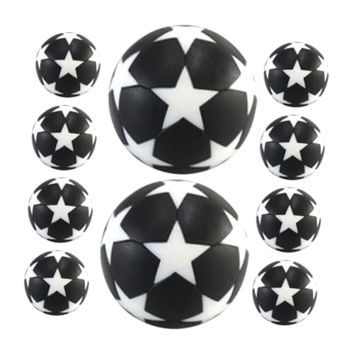 TOYZFRIENDY 10 Stück Mini Fußbälle mit Klassischem Sternmuster Tischfußball Zubehör für Unterhaltsame Familienspiele TOYZFRIENDY 10 Stück Mini Fußbälle mit Klassischem Sternmuster Tischfußball Zubehör für Unterhaltsame Familienspiele von TOYZFRIENDY