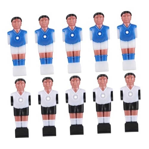TOYZFRIENDY 10 Stück Teiliges Foosball Spieler Ersatzfiguren für Tischkicker Fußballspiel Glatte Oberfläche Langlebig Werkzeuglose Montage Passend für Standard Tischfußballtische und Blau TOYZFRIENDY 10 Stück Teiliges Foosball Spieler Ersatzfiguren für Tischkicker Fußballspiel Glatte Oberfläche Langlebig Werkzeuglose Montage Passend für Standard Tischfußballtische und Blau von TOYZFRIENDY