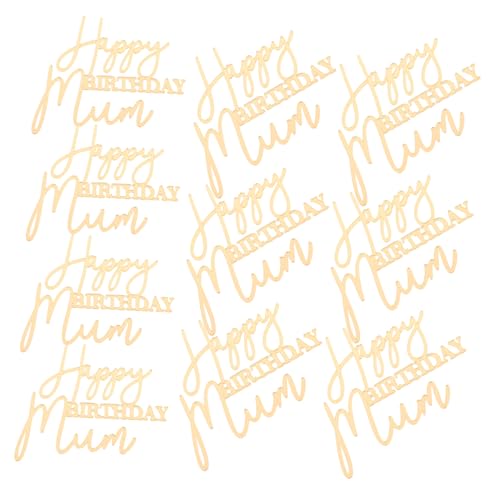 TOYZFRIENDY 10 Stück Teiliges Happy Birthday Mom Cake Ornament Thematische Geburtstagskuchendekoration für Mütter Vielseitige Party Deko für Frauen und Mädchen Eleganter Cake Topper für TOYZFRIENDY 10 Stück Teiliges Happy Birthday Mom Cake Ornament Thematische Geburtstagskuchendekoration für Mütter Vielseitige Party Deko für Frauen und Mädchen Eleganter Cake Topper für von TOYZFRIENDY