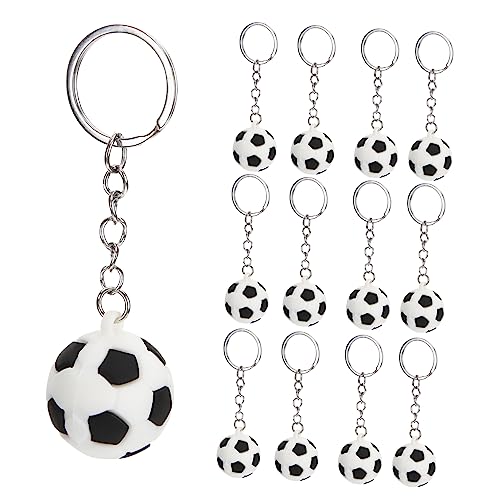 TOYZFRIENDY 12 Stück Teiliges Fußball Schlüsselanhänger Lebendige Form Metallring Tragbar als Taschen und Schlüsselanhänger Kreative Fußballdekoration Robustes Kunststoffmaterial für Jungen TOYZFRIENDY 12 Stück Teiliges Fußball Schlüsselanhänger Lebendige Form Metallring Tragbar als Taschen und Schlüsselanhänger Kreative Fußballdekoration Robustes Kunststoffmaterial für Jungen von TOYZFRIENDY