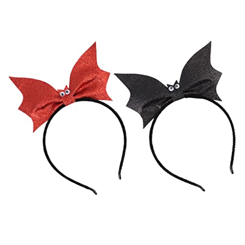 TOYZFRIENDY 2 Stück Halloween Fledermaus Haarreifen Teiliges mit Glitzer Leichtes Langlebiges Cosplay Stirnband für Damen und Bequemes Halloween Kostüm Zubehör TOYZFRIENDY 2 Stück Halloween Fledermaus Haarreifen Teiliges mit Glitzer Leichtes Langlebiges Cosplay Stirnband für Damen und Bequemes Halloween Kostüm Zubehör von TOYZFRIENDY