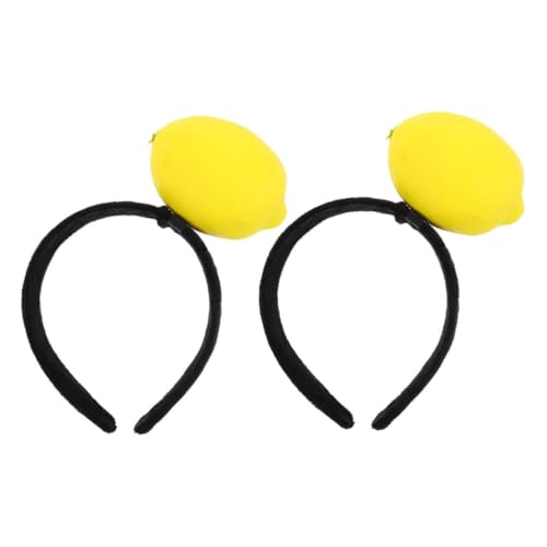 TOYZFRIENDY 2 Stück Lustiges Zitronen Haarreifen Teiliges Plüsch Stirnband Kostüm Kopfschmuck Frucht Design Weiches Material Karneval Party Junggesellinnenabschied Accessoire TOYZFRIENDY 2 Stück Lustiges Zitronen Haarreifen Teiliges Plüsch Stirnband Kostüm Kopfschmuck Frucht Design Weiches Material Karneval Party Junggesellinnenabschied Accessoire von TOYZFRIENDY