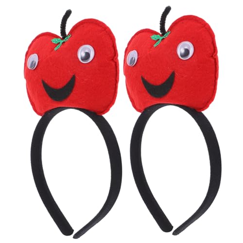 TOYZFRIENDY 2 Stück Niedliche Apfel Haarreifen aus Weichem Polyester Flexible Obst Haarschmuck für Halloween Karneval Party und Fotos Bequeme Detailreiche Kopfbedeckung für Damen und TOYZFRIENDY 2 Stück Niedliche Apfel Haarreifen aus Weichem Polyester Flexible Obst Haarschmuck für Halloween Karneval Party und Fotos Bequeme Detailreiche Kopfbedeckung für Damen und von TOYZFRIENDY