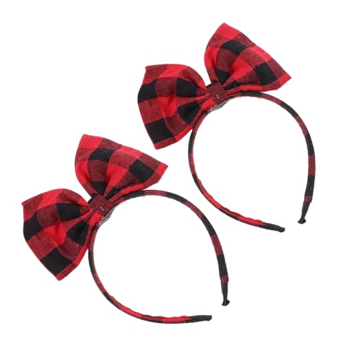 TOYZFRIENDY 2 Stück Teiliges Haarband mit Großem Stoff bowknot Weiches Bequemes Stirnband in Rot schwarz Niedliches Haarschmuck für Mädchen für Kostümpartys und Festliche Anlässe TOYZFRIENDY 2 Stück Teiliges Haarband mit Großem Stoff bowknot Weiches Bequemes Stirnband in Rot schwarz Niedliches Haarschmuck für Mädchen für Kostümpartys und Festliche Anlässe von TOYZFRIENDY