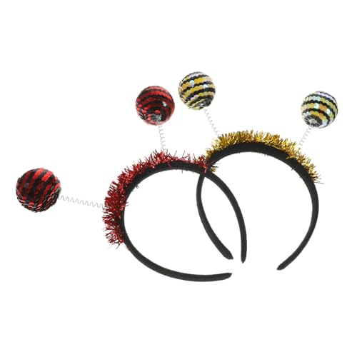 TOYZFRIENDY 2 Stück Teiliges Halloween Haarreif mit Pailletten Insekten Kopfschmuck für Erwachsene Langlebig und Bequem für Karneval Cosplay und Partydekoration von TOYZFRIENDY