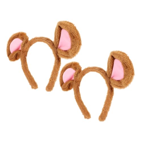 TOYZFRIENDY 2 Stück Teiliges Mausohren Haarreif Weich und Bequem Niedlicher Tierohren Haarreif für Party Cosplay Halloween Karneval Kostümzubehör für Damen TOYZFRIENDY 2 Stück Teiliges Mausohren Haarreif Weich und Bequem Niedlicher Tierohren Haarreif für Party Cosplay Halloween Karneval Kostümzubehör für Damen von TOYZFRIENDY
