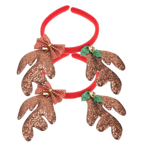 TOYZFRIENDY 2 Stück Teiliges Weihnachts Haarreif mit Glitzerndem Rentiergeweih Leichtes Langlebiges Haarschmuck für Frauen und Mädchen Komfortabel Modisch für Festtage und Partys TOYZFRIENDY 2 Stück Teiliges Weihnachts Haarreif mit Glitzerndem Rentiergeweih Leichtes Langlebiges Haarschmuck für Frauen und Mädchen Komfortabel Modisch für Festtage und Partys von TOYZFRIENDY