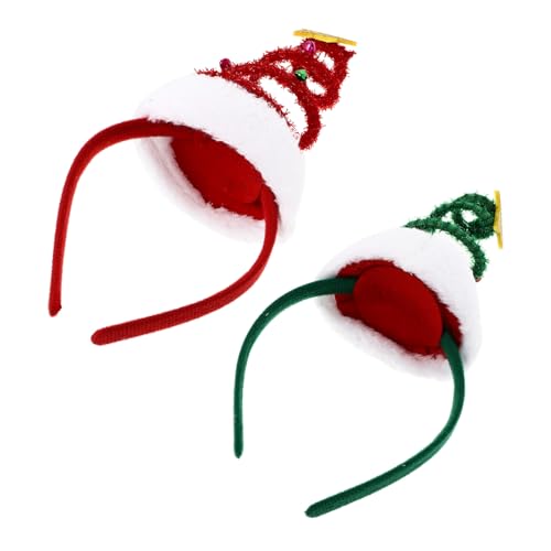 TOYZFRIENDY 2 Stück Weihnachtliche Haarreifen Leichte Xmas Kopfbedeckung mit Drehbarem Hut Festlicher Haarschmuck für Party Komfortabel und Dekorativ für Weihnachtsfeier TOYZFRIENDY 2 Stück Weihnachtliche Haarreifen Leichte Xmas Kopfbedeckung mit Drehbarem Hut Festlicher Haarschmuck für Party Komfortabel und Dekorativ für Weihnachtsfeier von TOYZFRIENDY